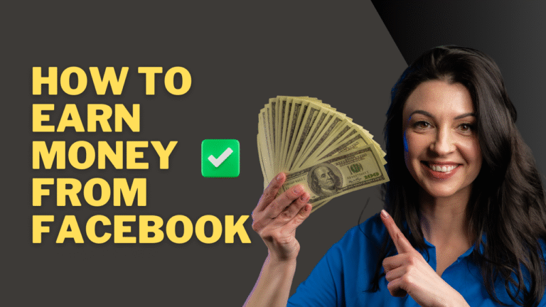 How to earn money from facebook